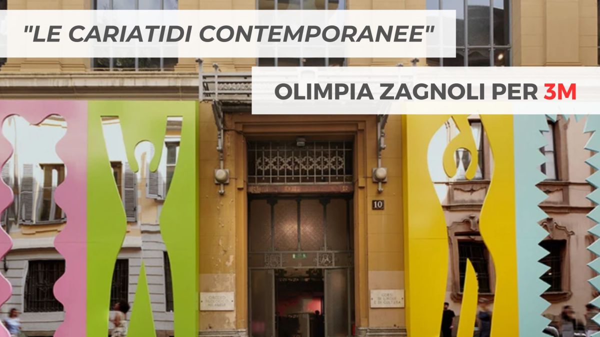 Le Cariatidi Contemporanee: l'installazione di Olimpia Zagnoli per 3M al Fuorisalone 2023