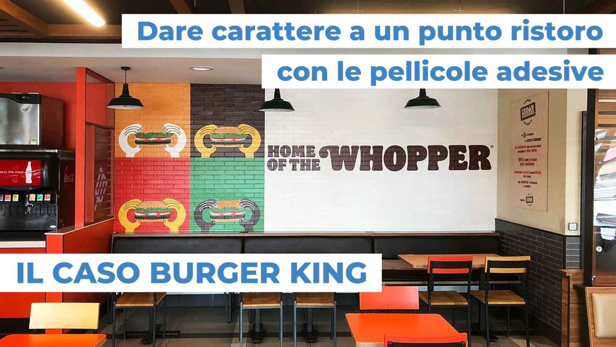 Punto di ristoro Burger King personalizzato da Pico Design