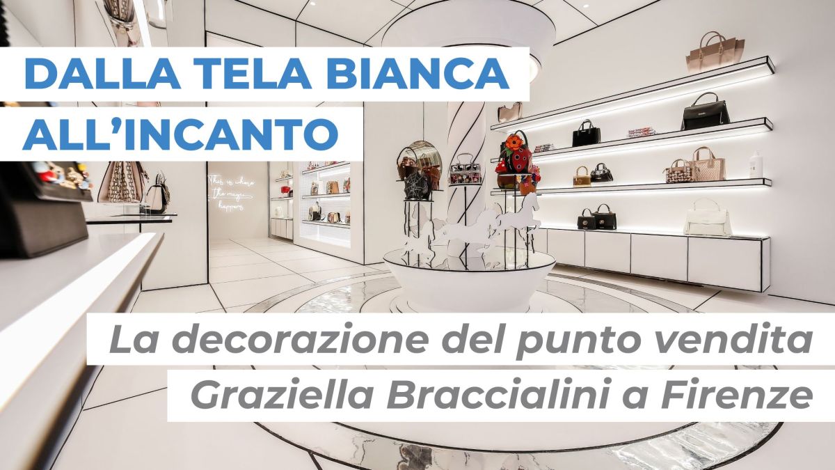 decorazione negozio Graziella Braccialini a Firenze by Pico Design