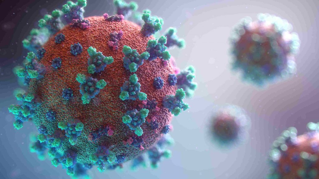 Molecola strutturale di Coronavirus SARS-CoV-2 - Pellicole antibatteriche
